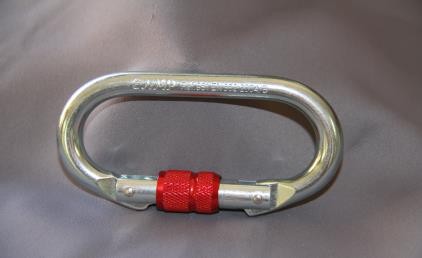 MOUSQUETONS A VIS ACIER