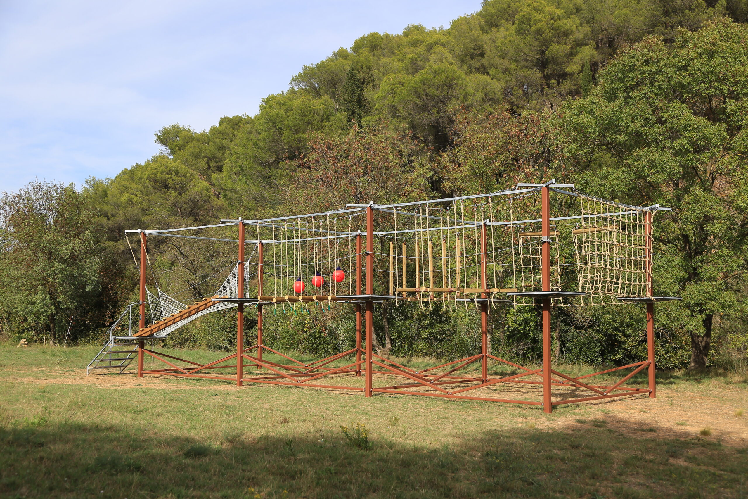 arcours acrobatique enfant