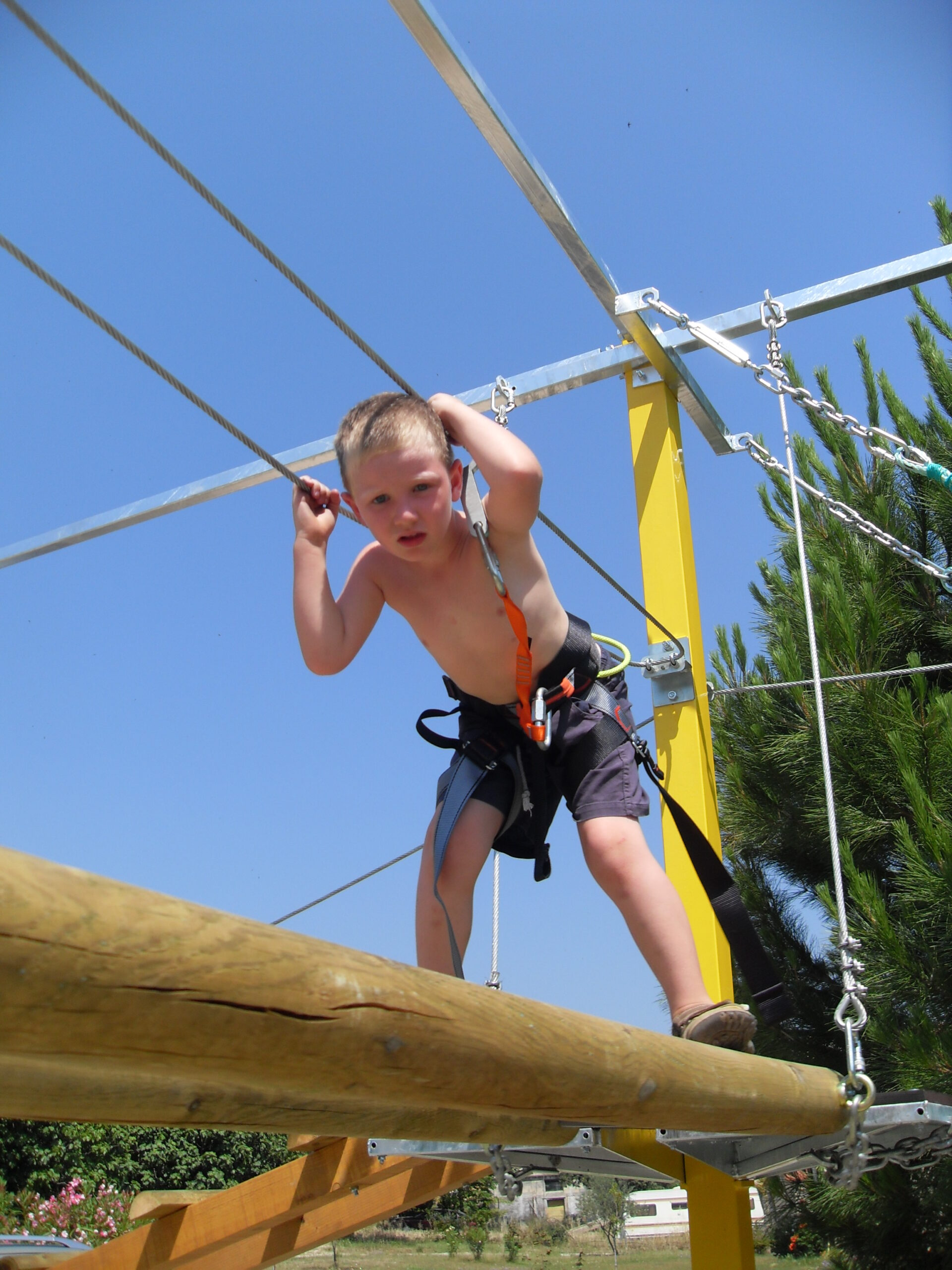 arcours acrobatique enfant